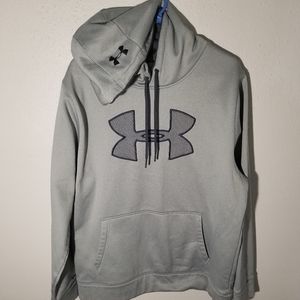 Under Armour pull over hoodie grey